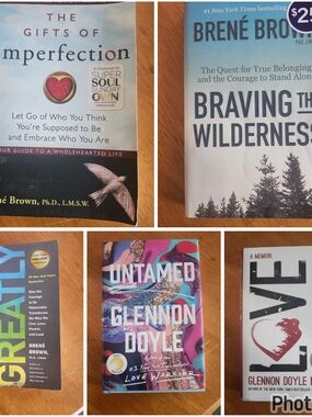 Glennon Doyle & Brené Brown Self Help Book Bundle | Untamed + Daring Greatly
